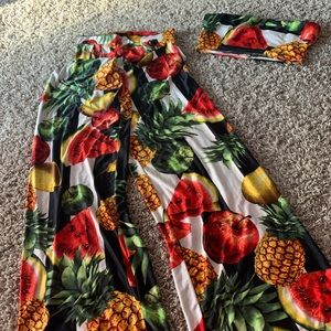 Women’s Fruity two piece pants set